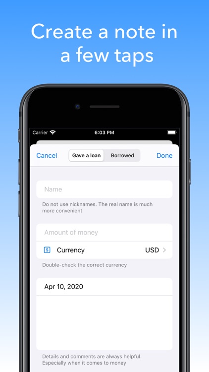 Debt Tracker - Debts