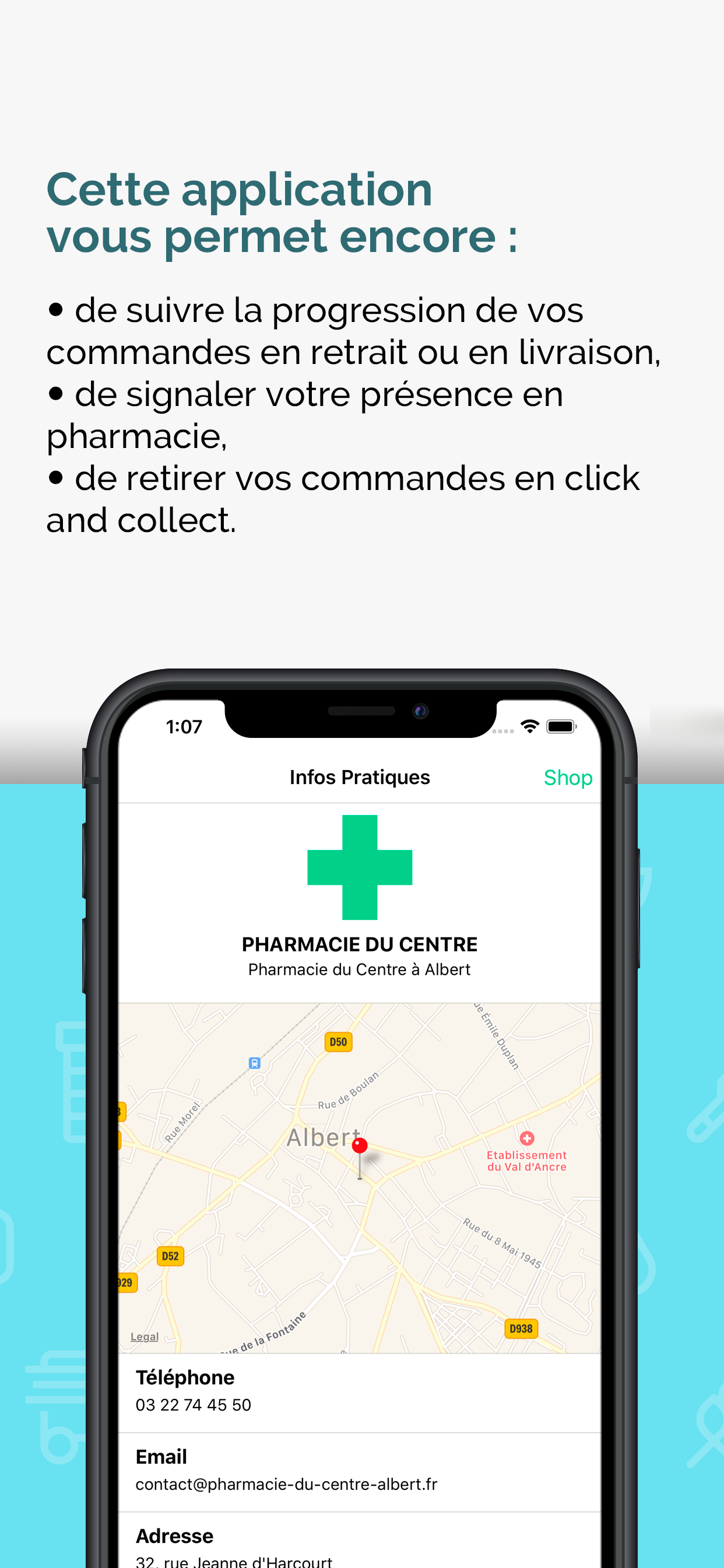Pharmacie du Centre Albert screenshot 4
