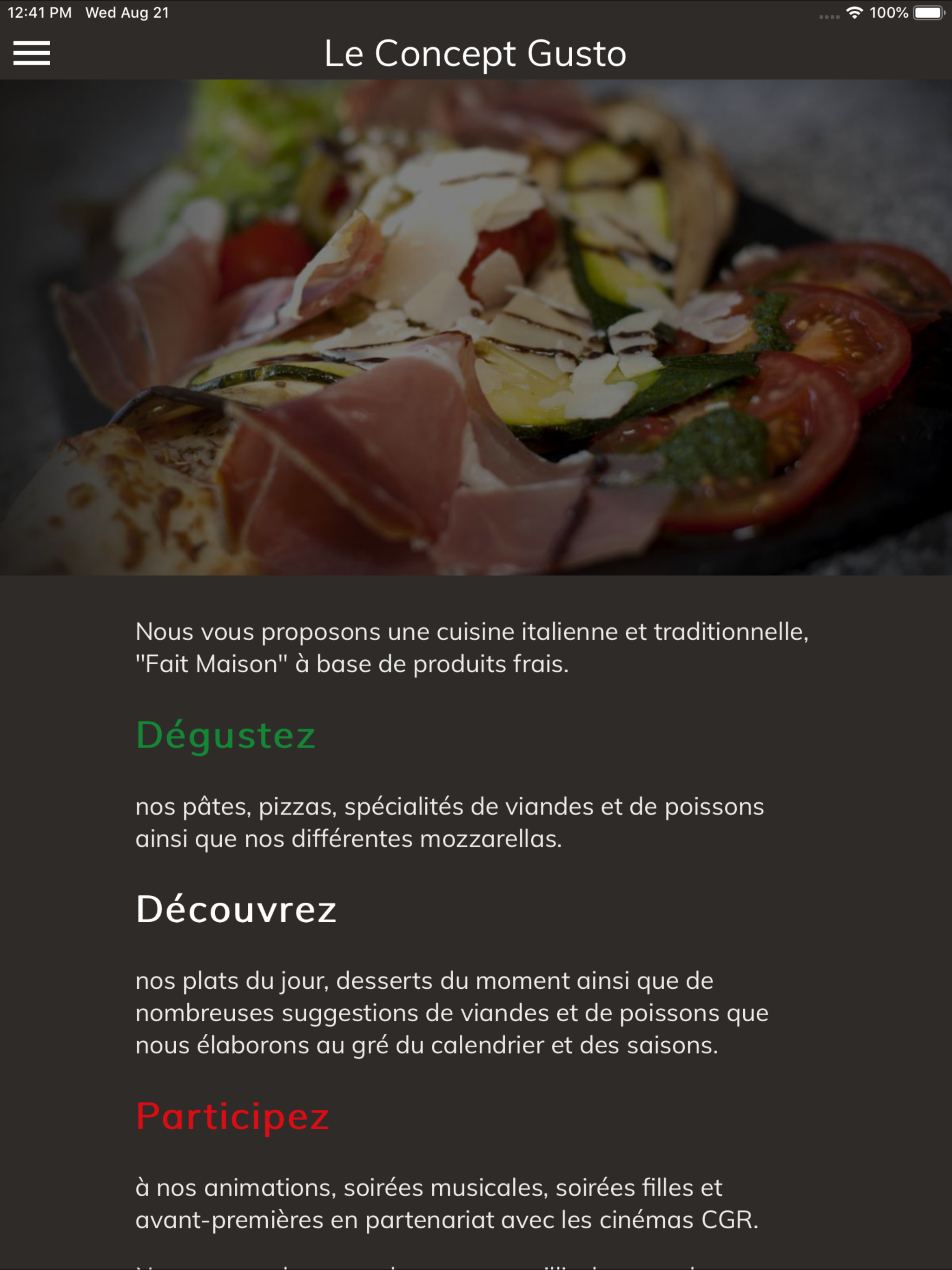 Brasserie GUSTO