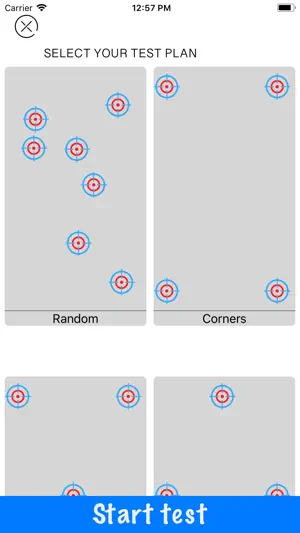 Touch accuracy screenshot 2