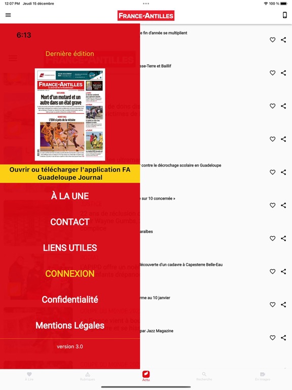 Screenshot #4 pour FA Gpe Actu