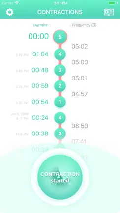 Contraction Timer & Counter 9m iPhone image 3