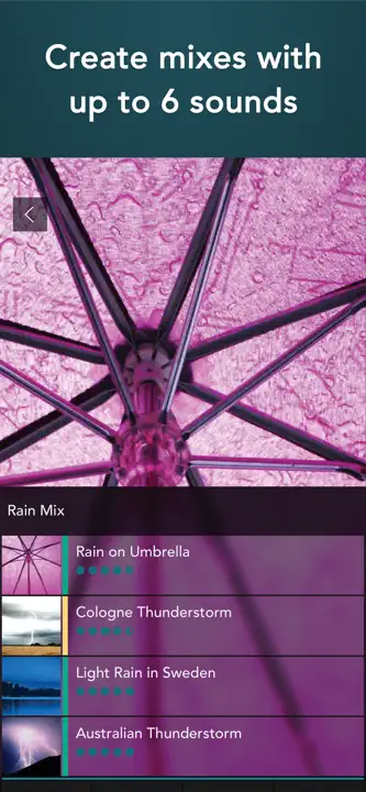 Rain Sounds HQ: Screenshot 3 von 5