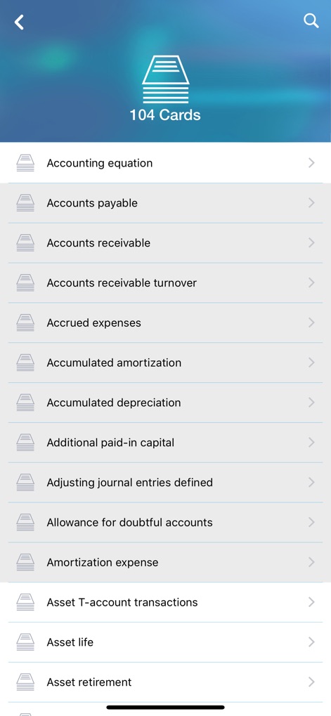 Accounting Flashcards - App de Educación | MWM