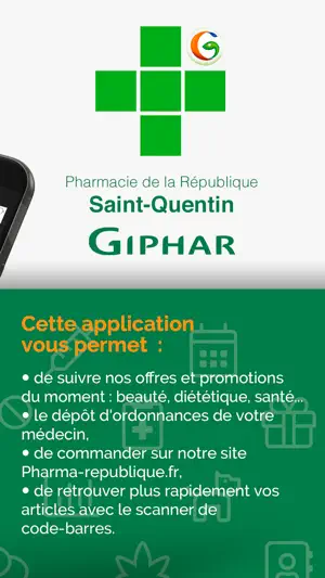 Pharmacie République Giphar screenshot 2