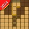 "Wood Block Puzzle Box 2024" is a wooden style classic wooden origin block puzzle game