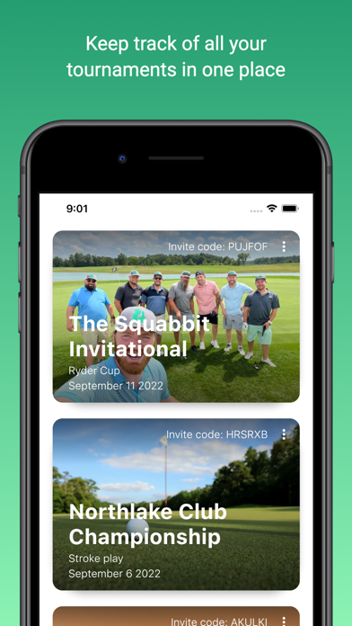 Squabbit - Golf Tournament App Screenshot 1 - AppWisp.com Squabbit - Golf Tournament App Screenshot 1 - AppWisp.com