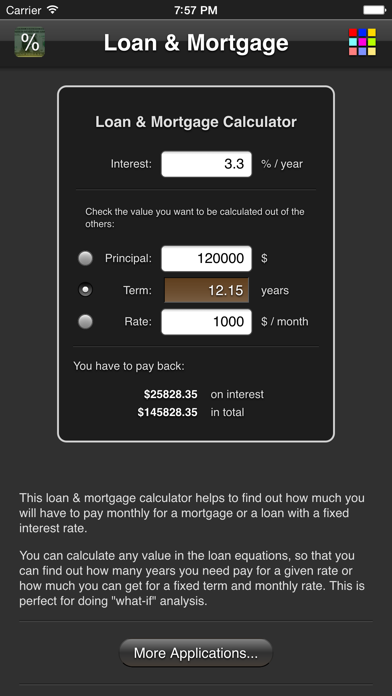 Screenshot #2 pour Loan & Mortgage