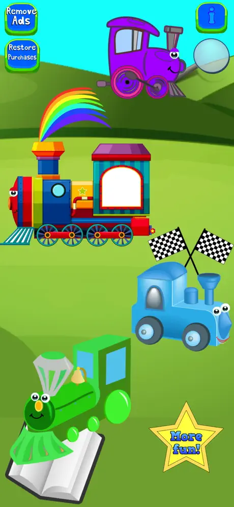 Train Games for Colors 1 2 3