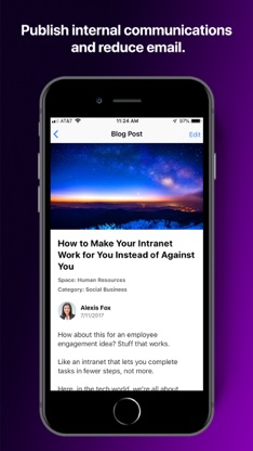 Axero screenshot 1
