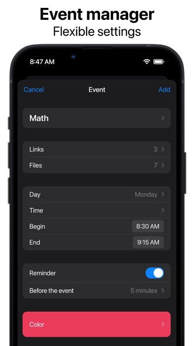 Smart Timetable: Daily Planner Screenshot