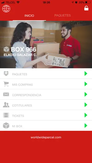 WorldWideParcel screenshot 2