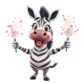 Coding Zebra Stickers