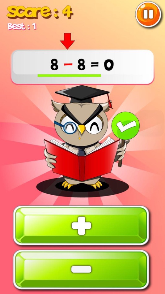 #2. Math Mania - Plus and Minus (iOS) 来自: 曼 何