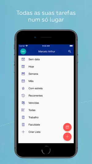Klist - Gerenciador de tarefas screenshot 1