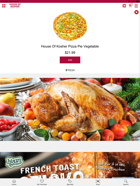House Of Kosher iPad screenshot 4 - Shopping app
