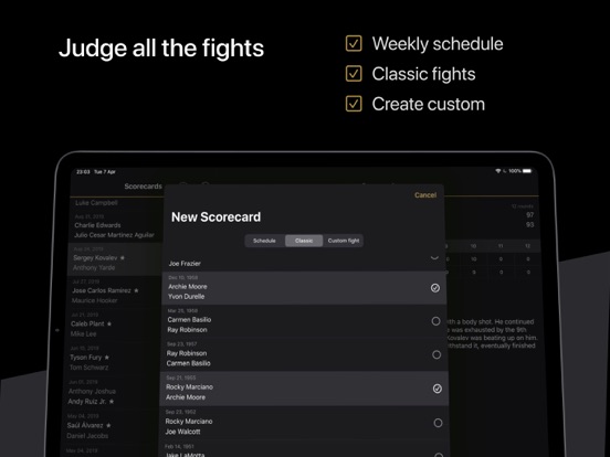Screenshot #5 pour Fight Scores