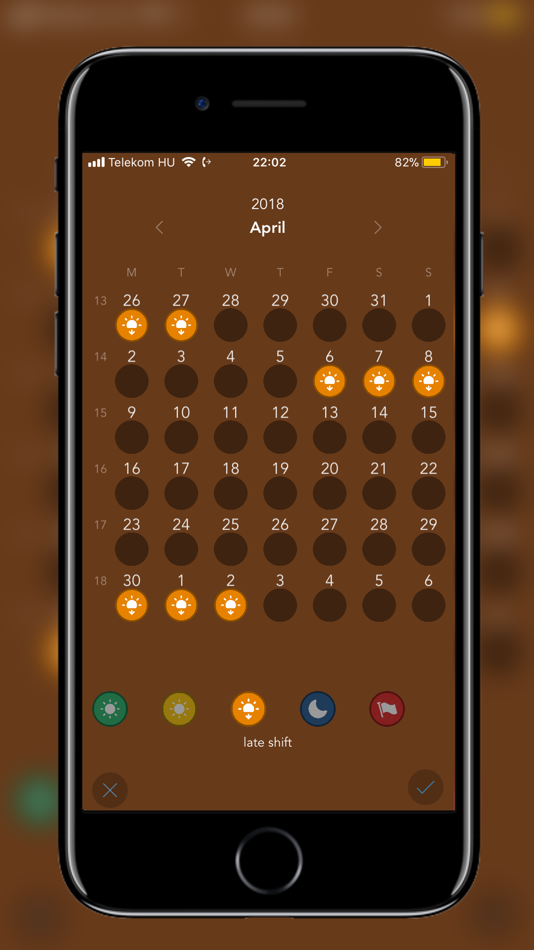 #2. Visual Calendar (iOS) 由: Mate Szoke