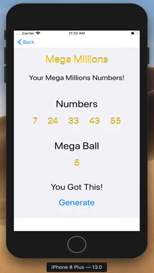 Random Lucky Numbers screenshot 1