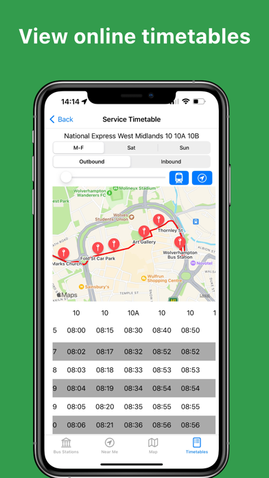 WMBus East/West Midlands Buses Screenshot
