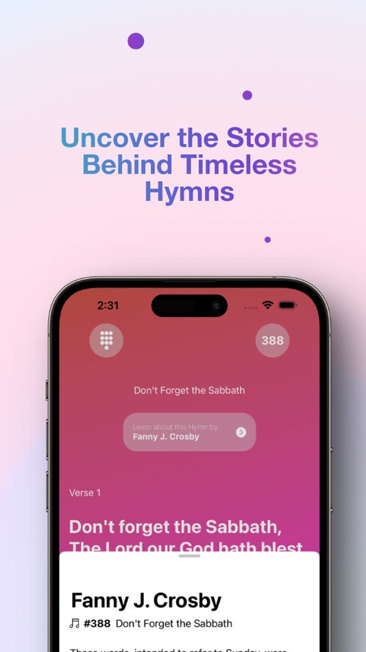 #3. .Hymnal (iOS) 由: Joel Ramsay