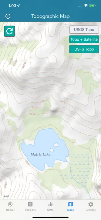 Topo Map & Hiking Tracker : capture d’écran 6 sur 6
