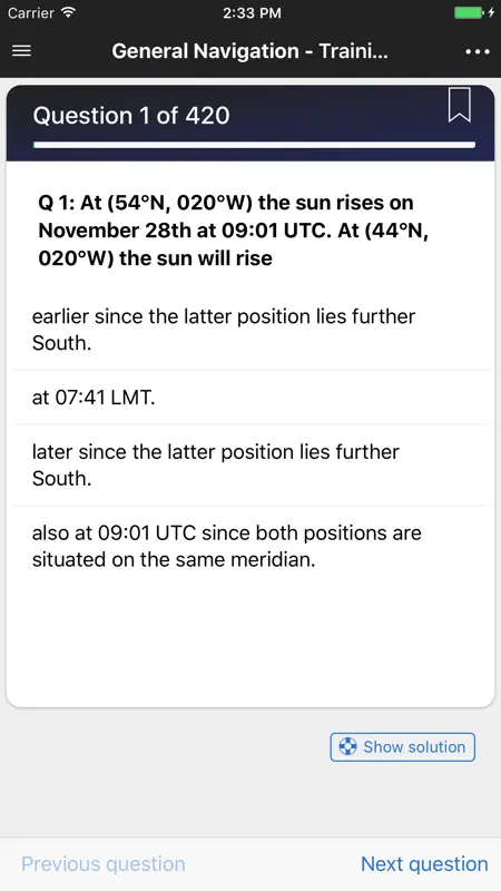 Fasttrack ATPL - Pilot Exams screenshot 5 of 6