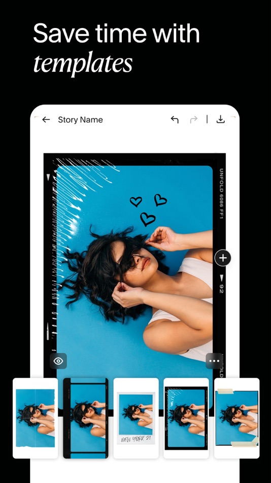 #5. Unfold: Collage & Story Maker (iOS) De: Squarespace, Inc.