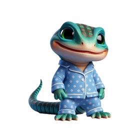 Pyjama Lizard Stickers