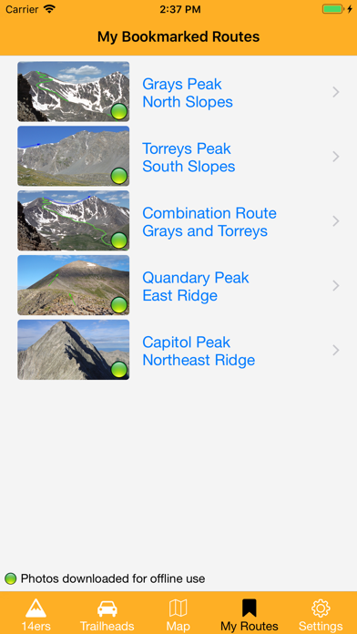 Screenshot #2 pour 14ers.com