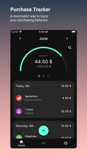 Purchase Tracker screenshot 1