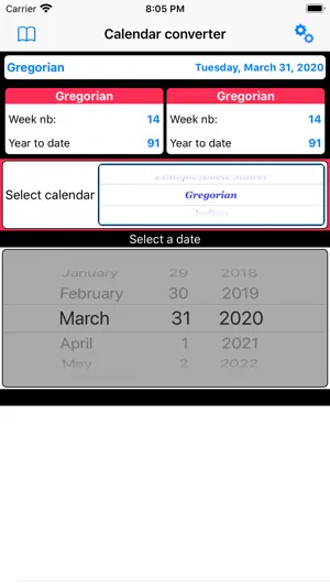 EasyWeekNumber screenshot 1