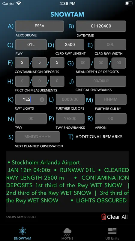 GRF Snowtam screenshot 3 of 5
