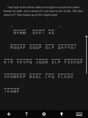 Cryptogram Tale iPad screenshot