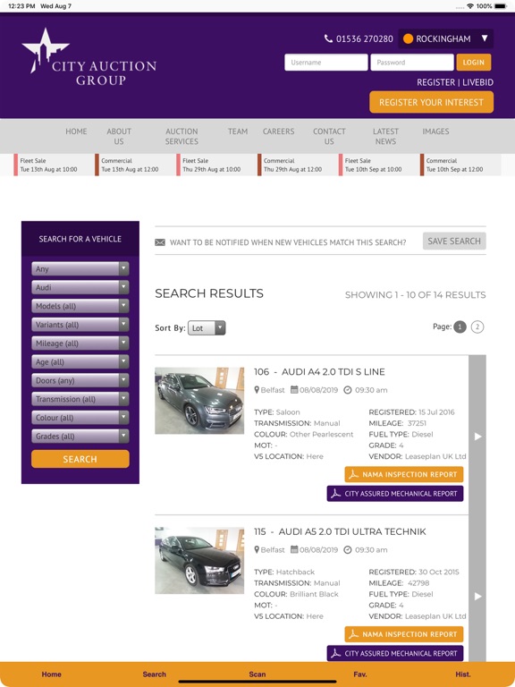 Screenshot #6 pour City Auction Group