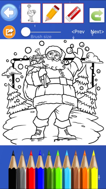 Christmas Santa Claus Coloring