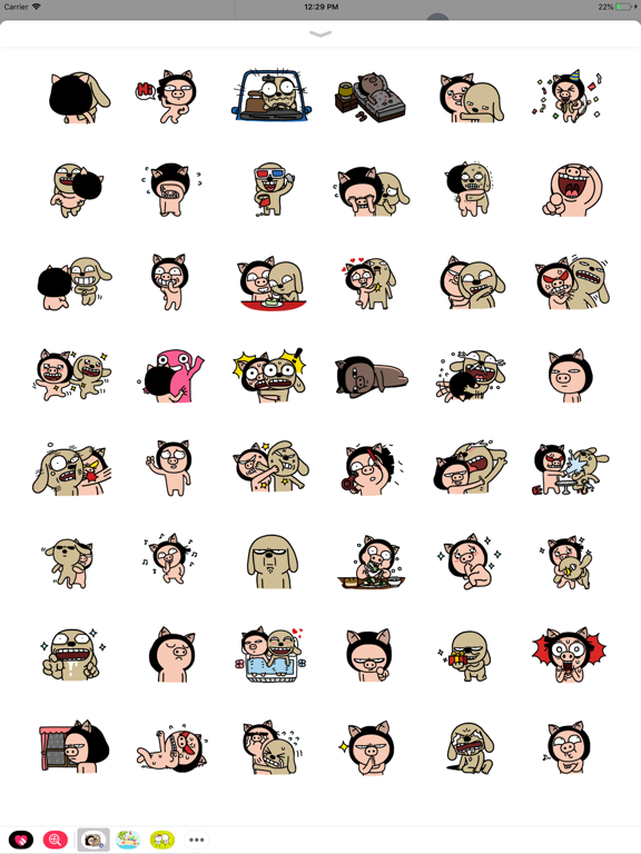 Screenshot #5 pour Brown Dog Animated Fun Sticker