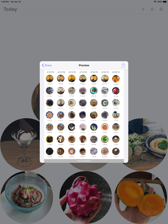 MealCam iPad screenshot 5 - Health & Fitness app
