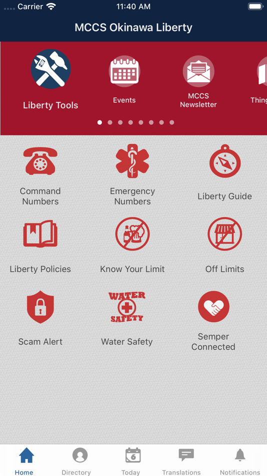 #2. Liberty MCCS Okinawa (iOS) 由: Marine Corps Community Services