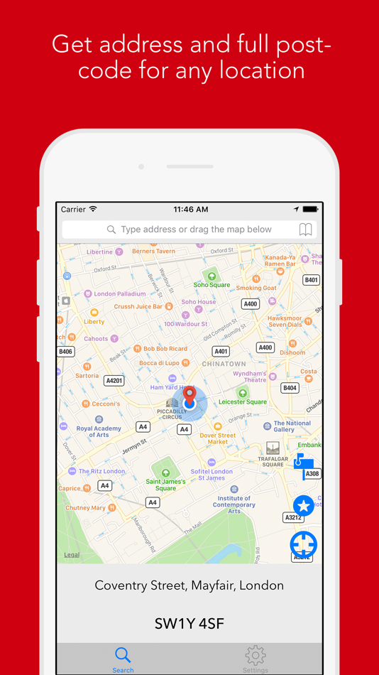 #1. Postcodes & Postbox Search (iOS) 由: App Bakery