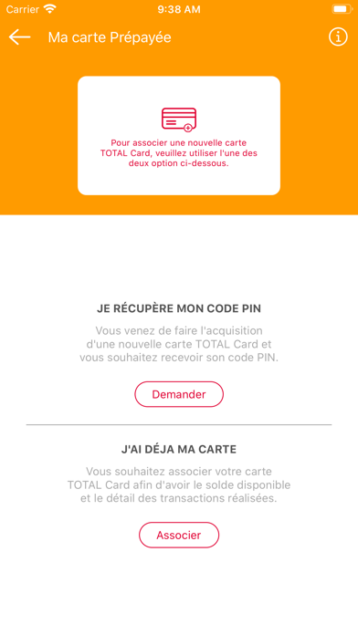Club TotalEnergies Maroc iPhone screenshot 4 - Utilities app