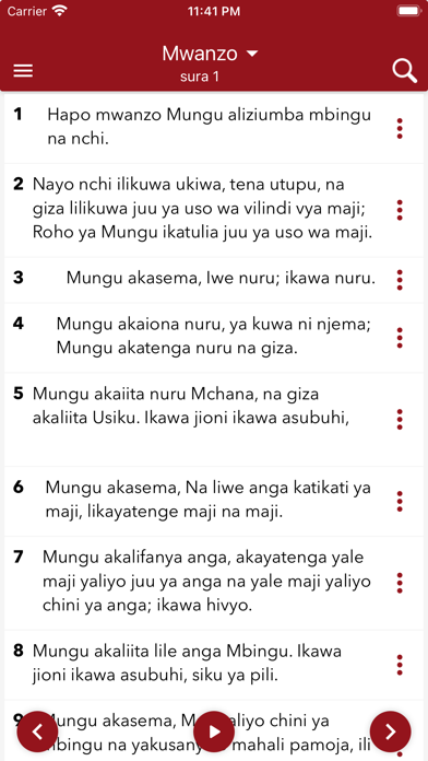 Biblia Takatifu Screenshot
