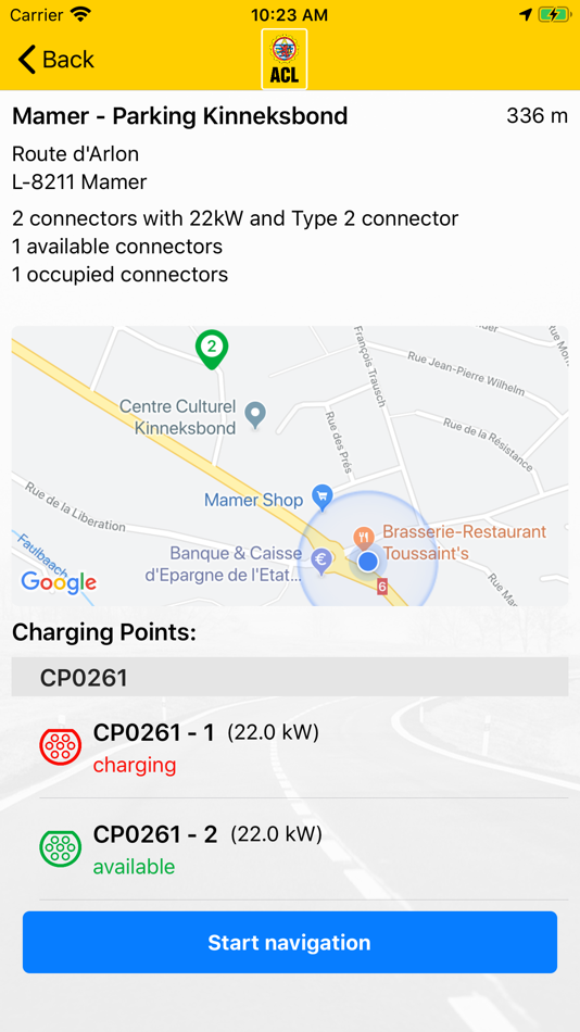 #8. ACL App (iOS) Podle: Automobile Club du Luxembourg