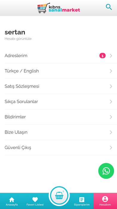 KIBRIS SANAL MARKET Screenshot