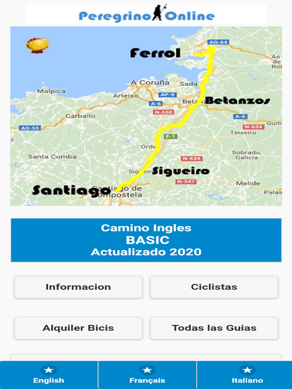 Screenshot #4 pour Chemin Anglais Santiago Guide