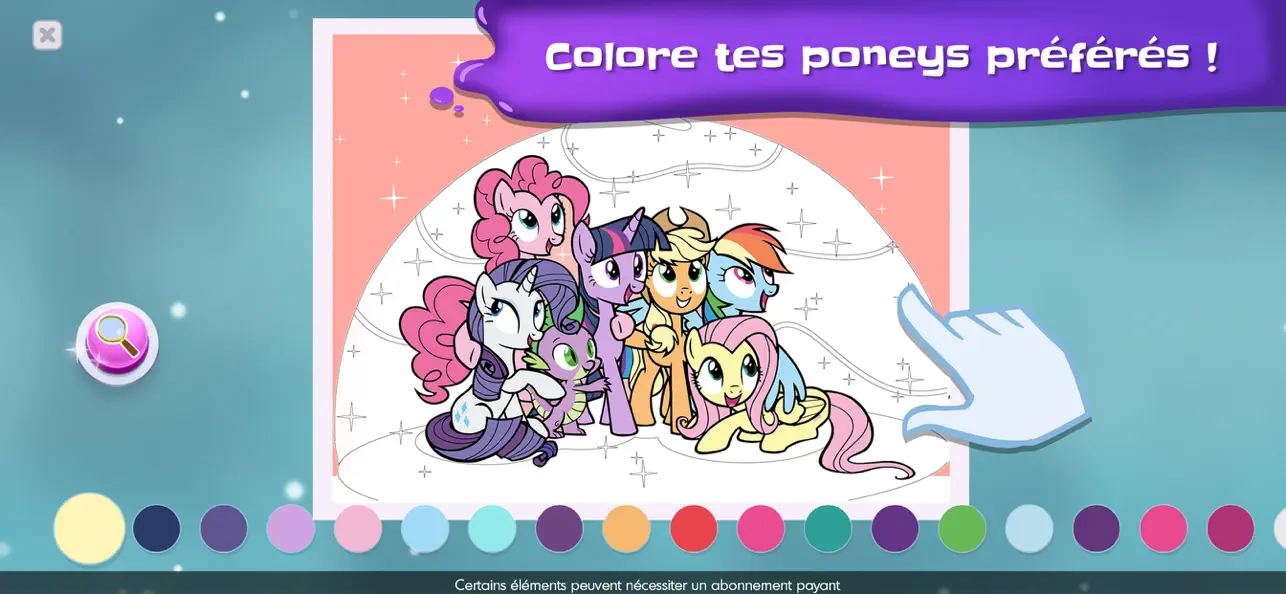 Screenshot #2 pour My Little Pony Jeu de couleurs