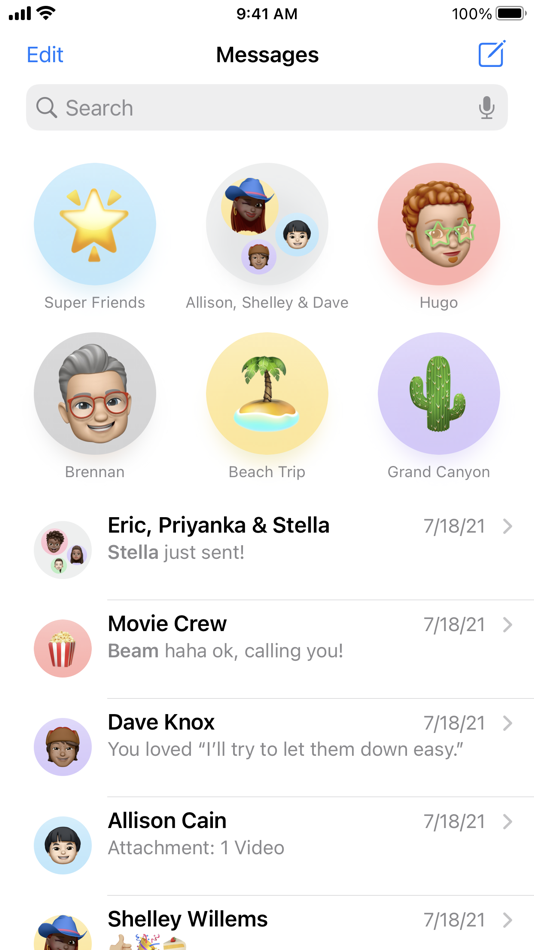 #1. Messages (iOS) By: Apple