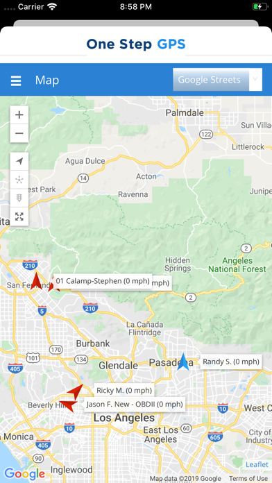 One Step GPS: Live Tracking Screenshot