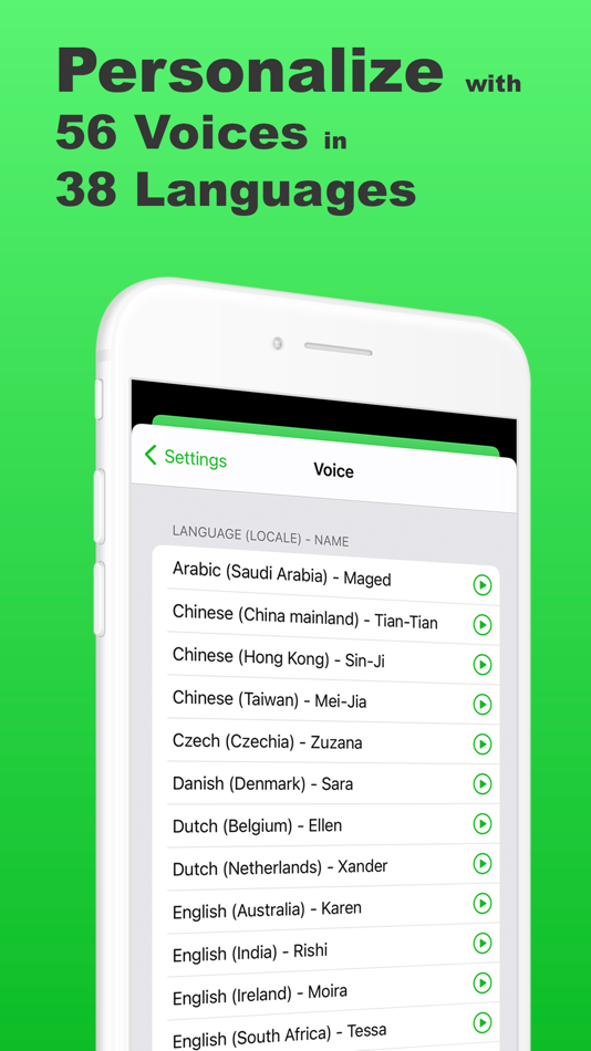 #2. Text to Speech • (iOS) 由: Eric Solberg