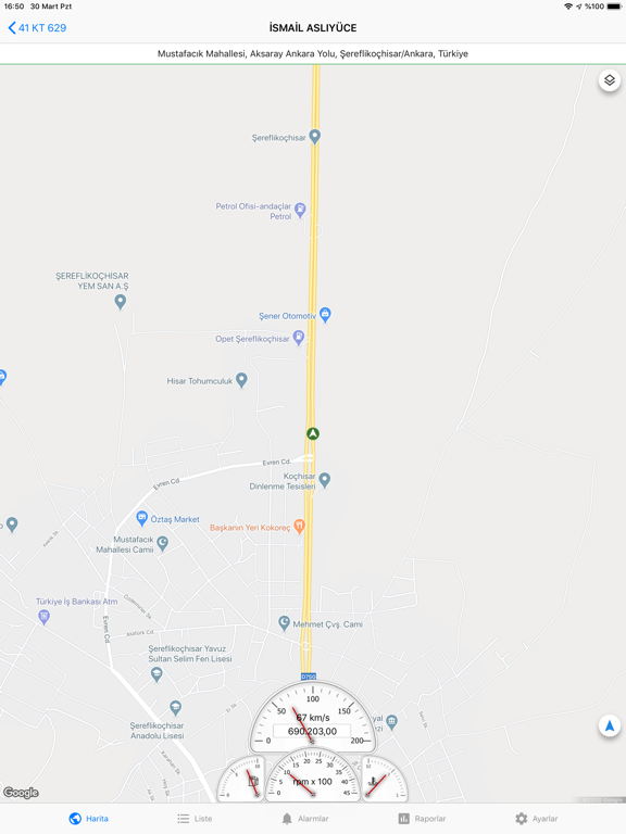 Seyir Mobil Araç Takip iPad screenshot 6 - Navigation app